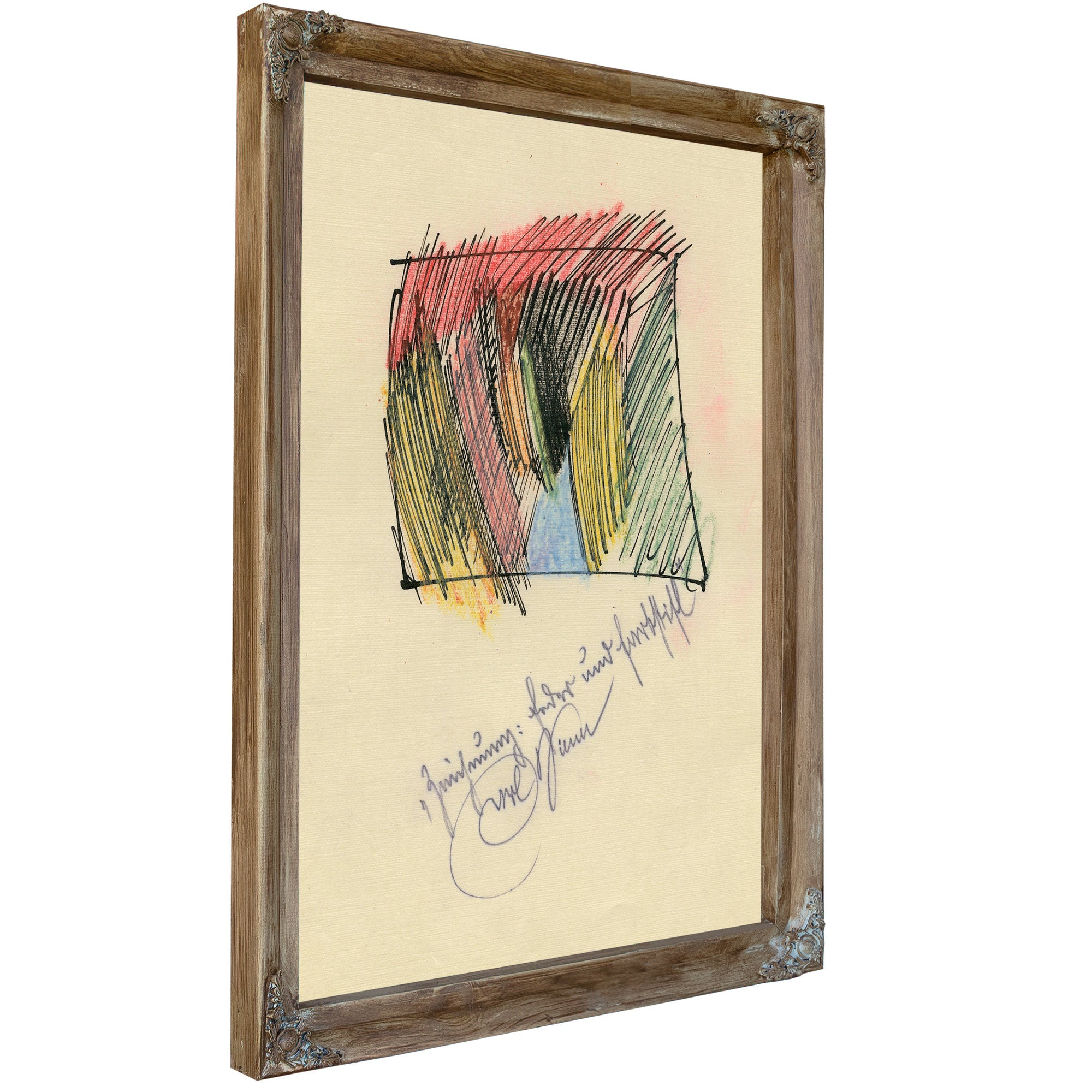 Zeichnung Feder Und Farbstift Around By Karl Wiener