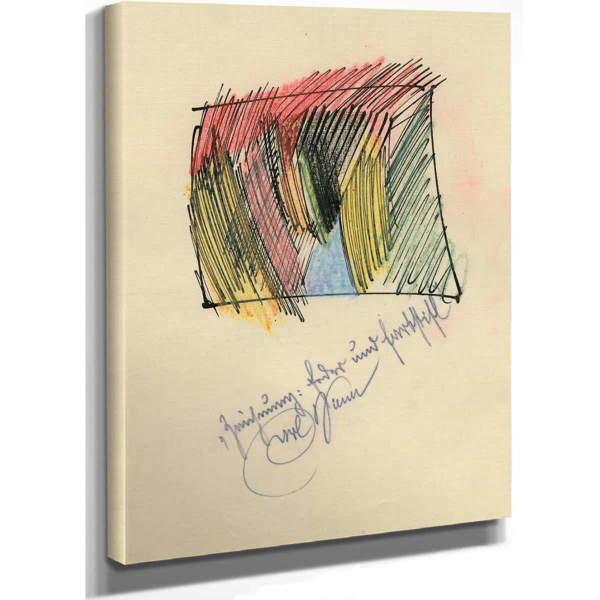 Zeichnung Feder Und Farbstift Around By Karl Wiener