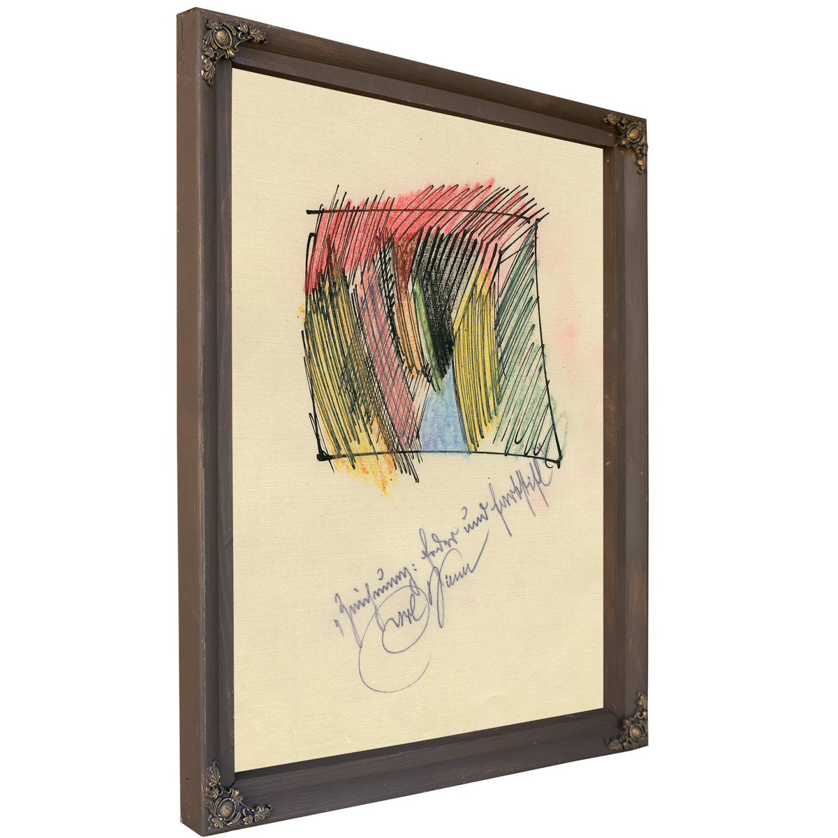 Zeichnung Feder Und Farbstift Around By Karl Wiener
