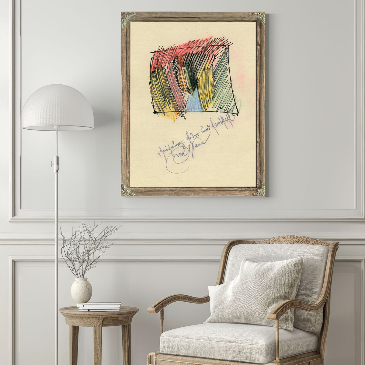 Zeichnung Feder Und Farbstift Around By Karl Wiener