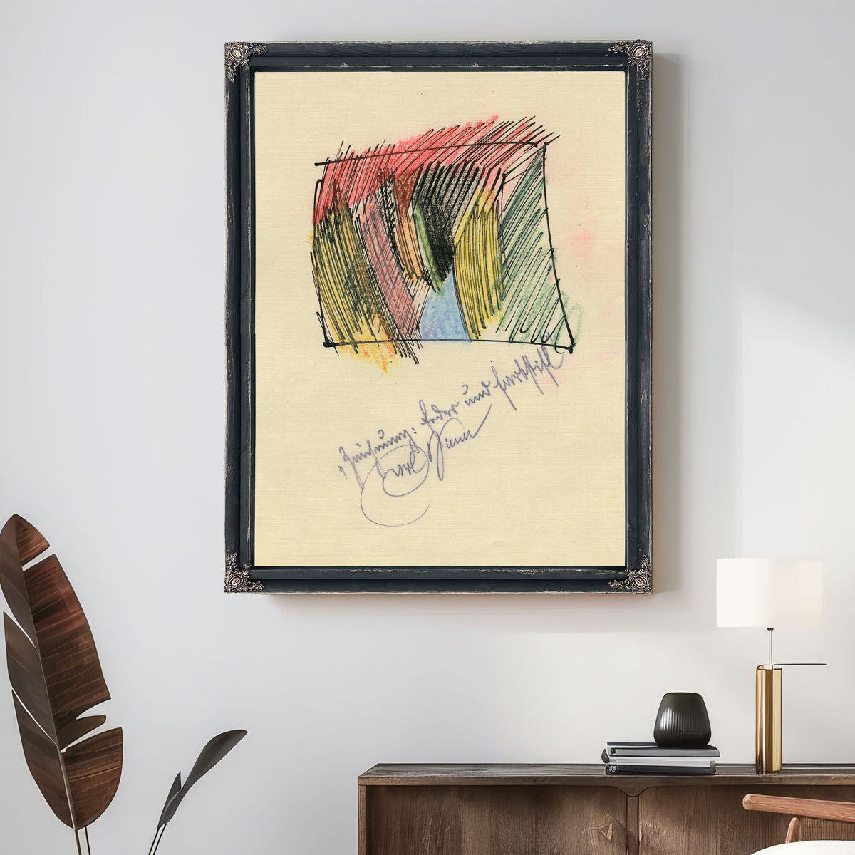 Zeichnung Feder Und Farbstift Around By Karl Wiener