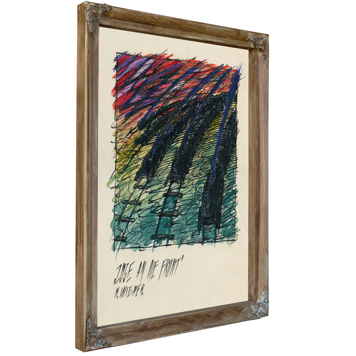 Zuge Die Front 1923 By Karl Wiener
