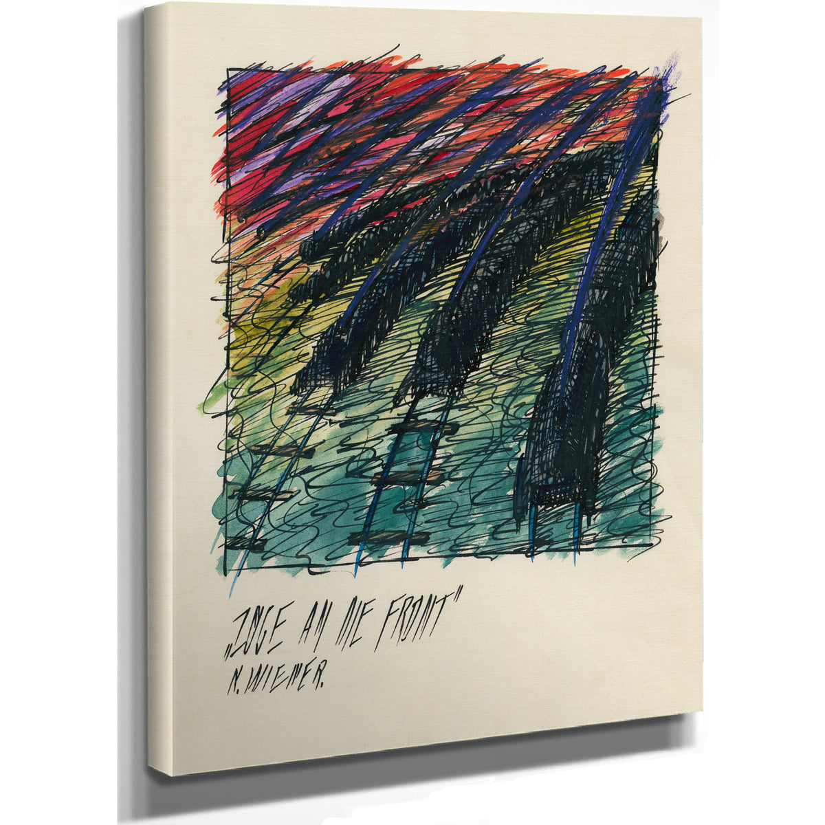 Zuge Die Front 1923 By Karl Wiener