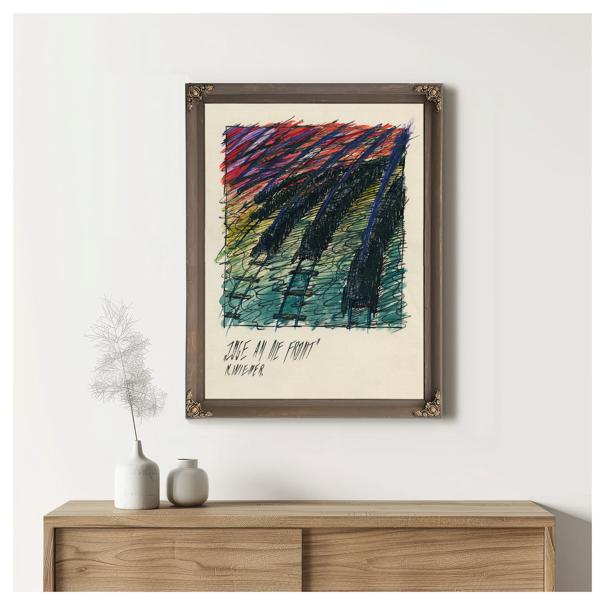 Zuge Die Front 1923 By Karl Wiener