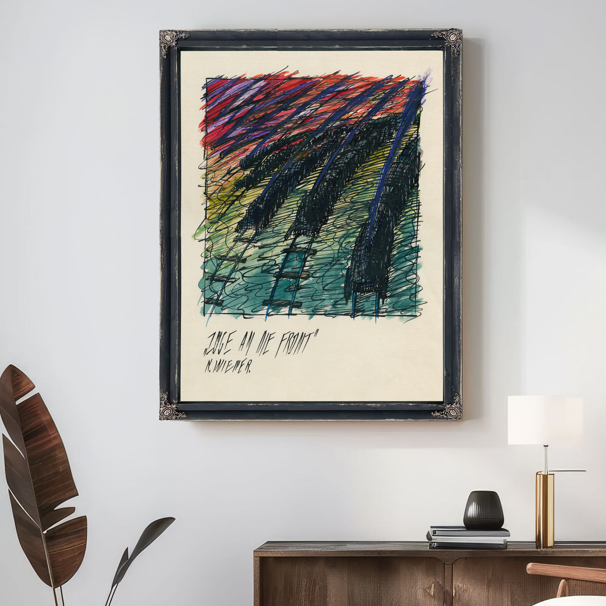 Zuge Die Front 1923 By Karl Wiener