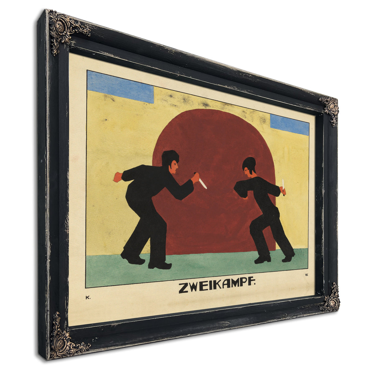 Zweikampf Around 1923 By Karl Wiener