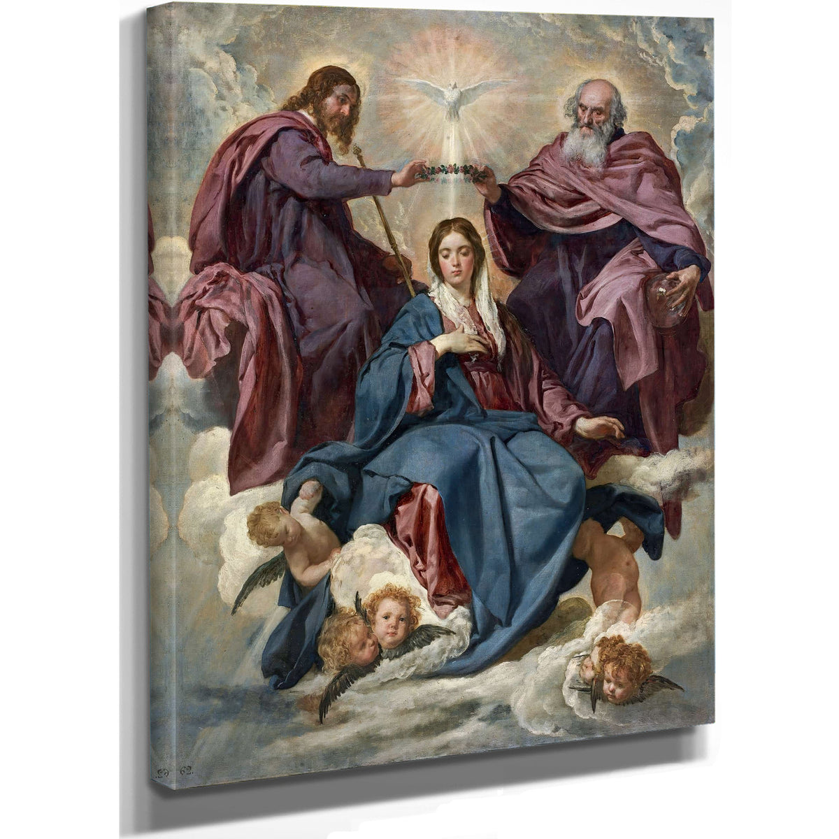 La Coronacion De La Virgen by Diego Velazquez