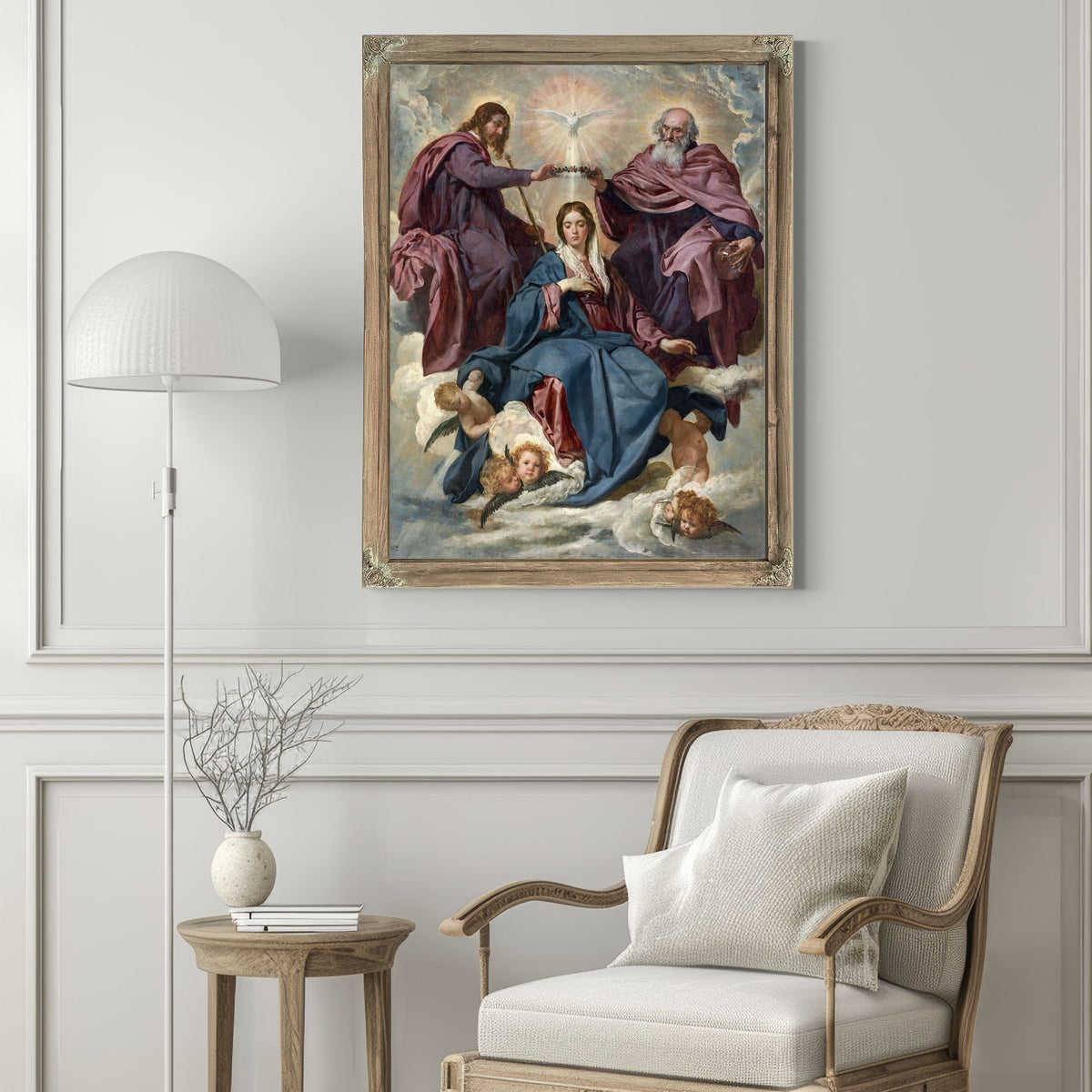 La Coronacion De La Virgen by Diego Velazquez