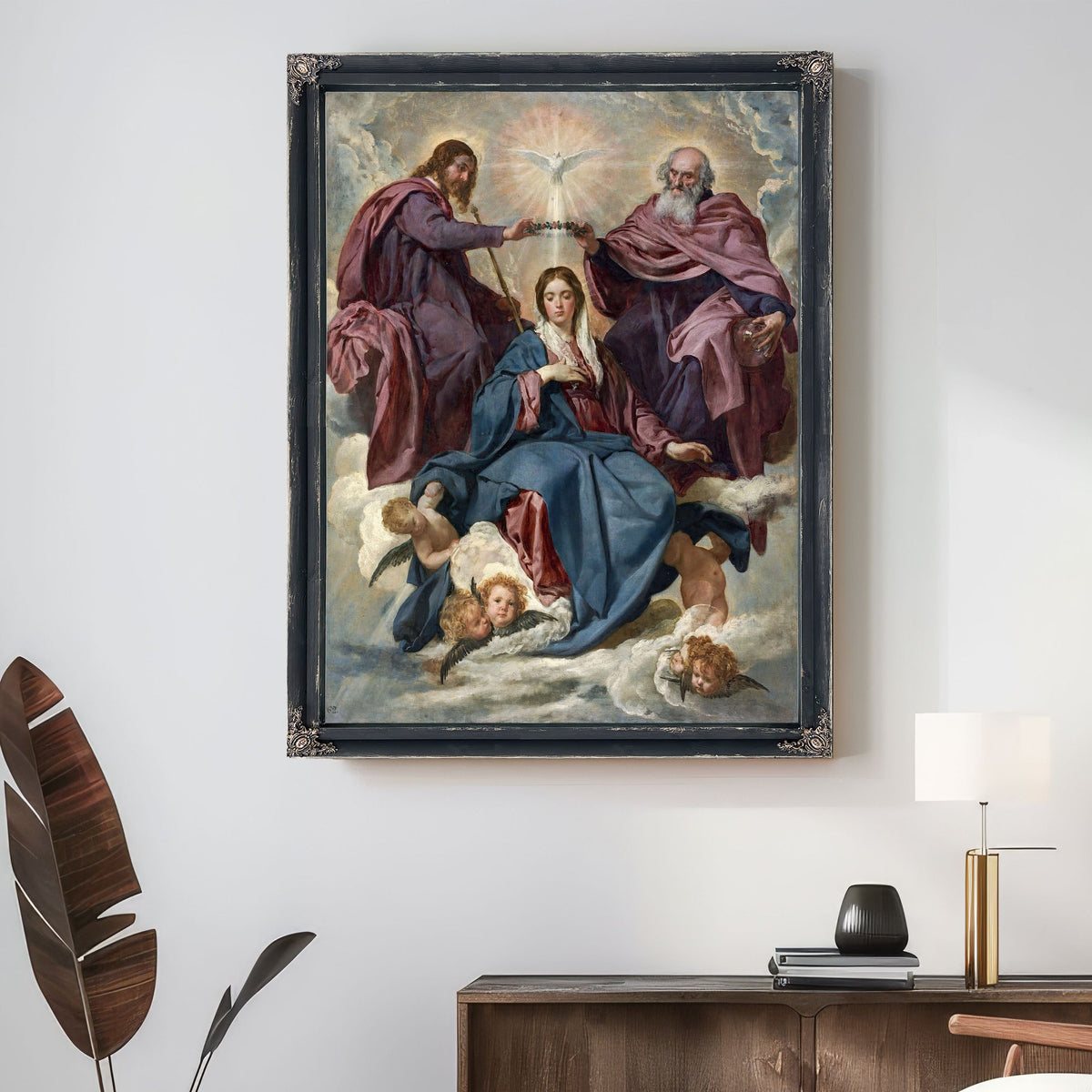 La Coronacion De La Virgen by Diego Velazquez