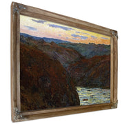 La Creuse, Sunset By Claude Monet