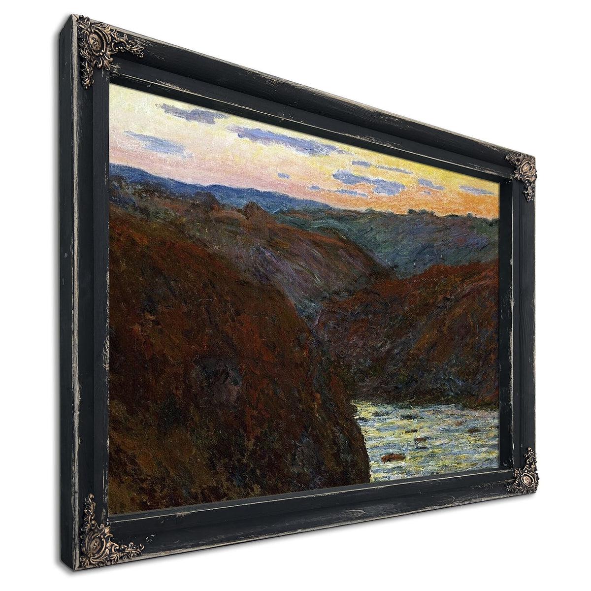 La Creuse, Sunset By Claude Monet