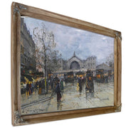 La Gare De Lest By Eugene Galien Laloue