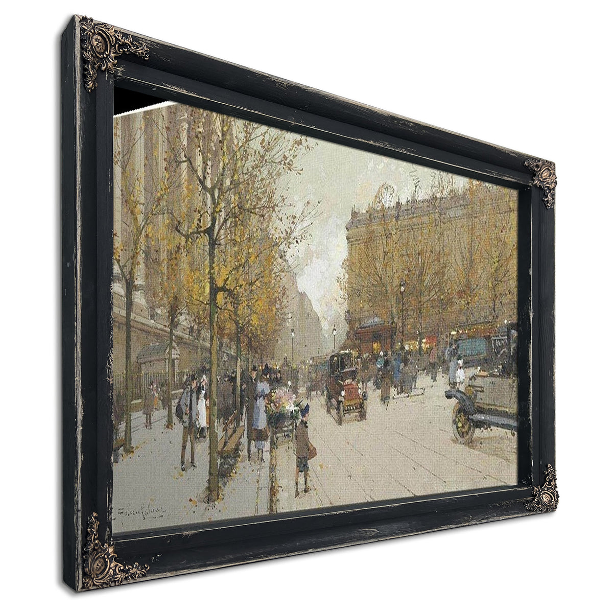 La Madeleine 2 By Eugene Galien Laloue