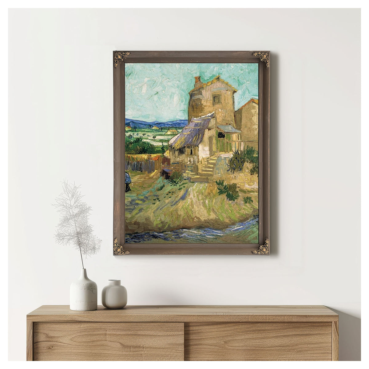 La Maison De La Crau (The Old Mill) By Vincent Van Gogh