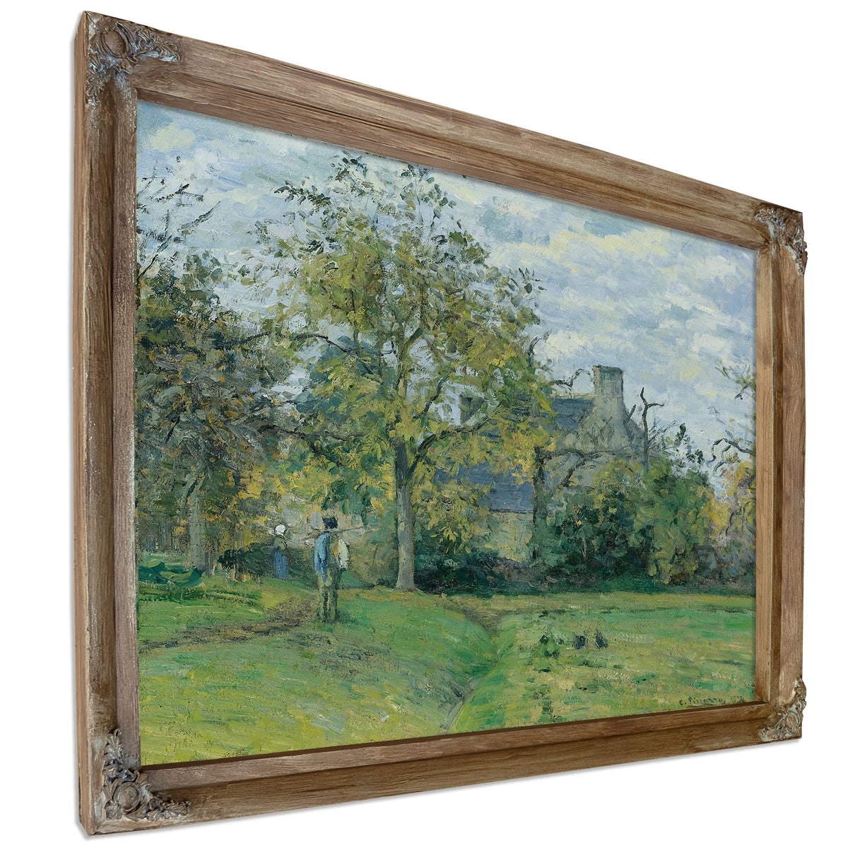 La Maison De Piette A Montfoucault by Camille Pissarro