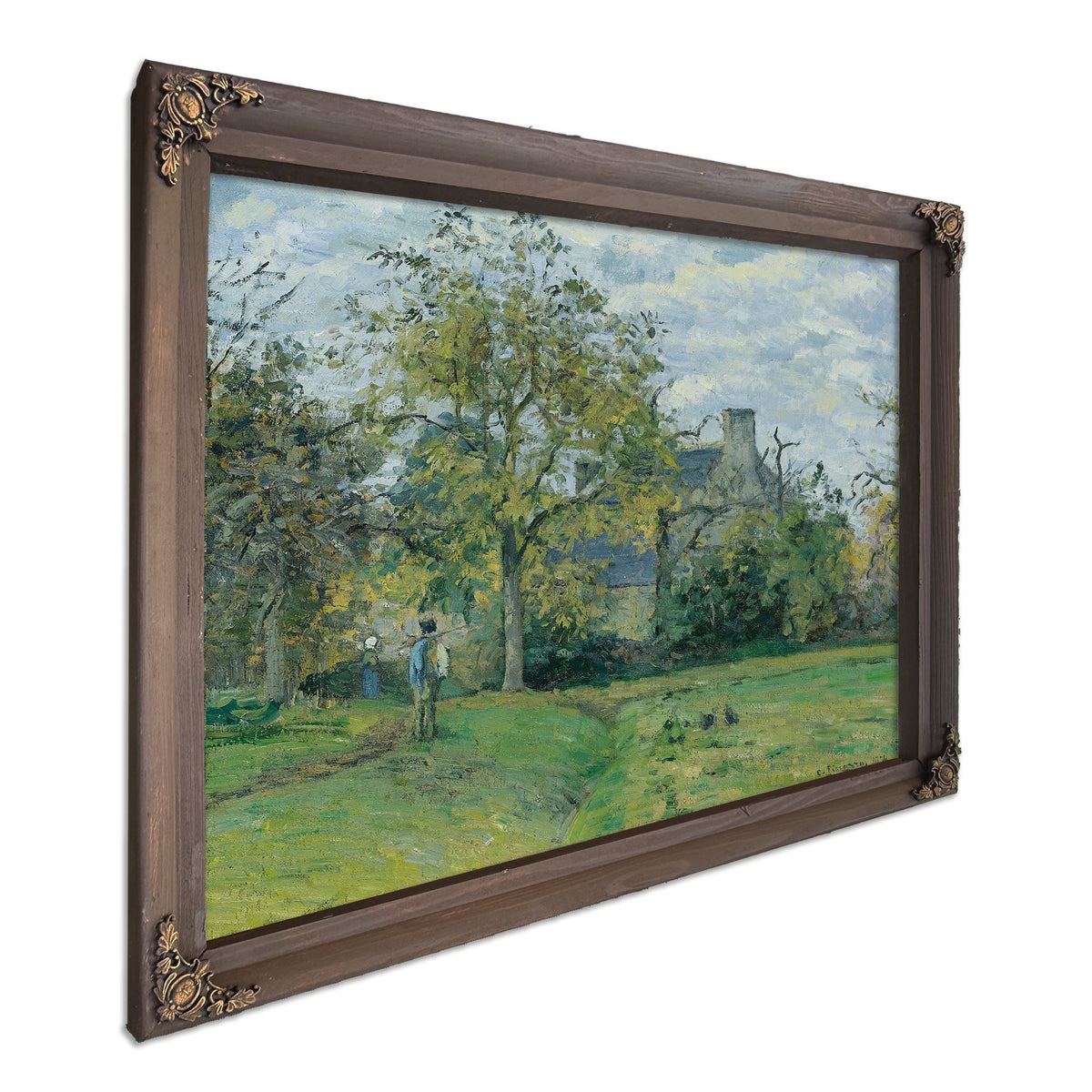 La Maison De Piette A Montfoucault by Camille Pissarro