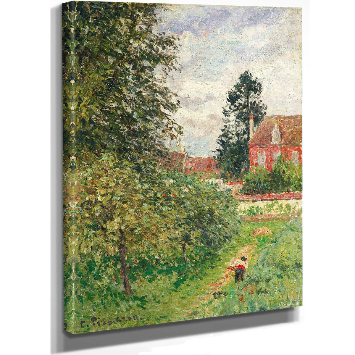 La Maison Des Anglais Eragny by Camille Pissarro