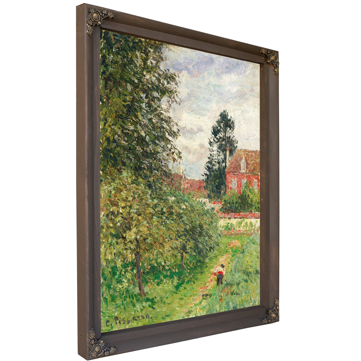 La Maison Des Anglais Eragny by Camille Pissarro
