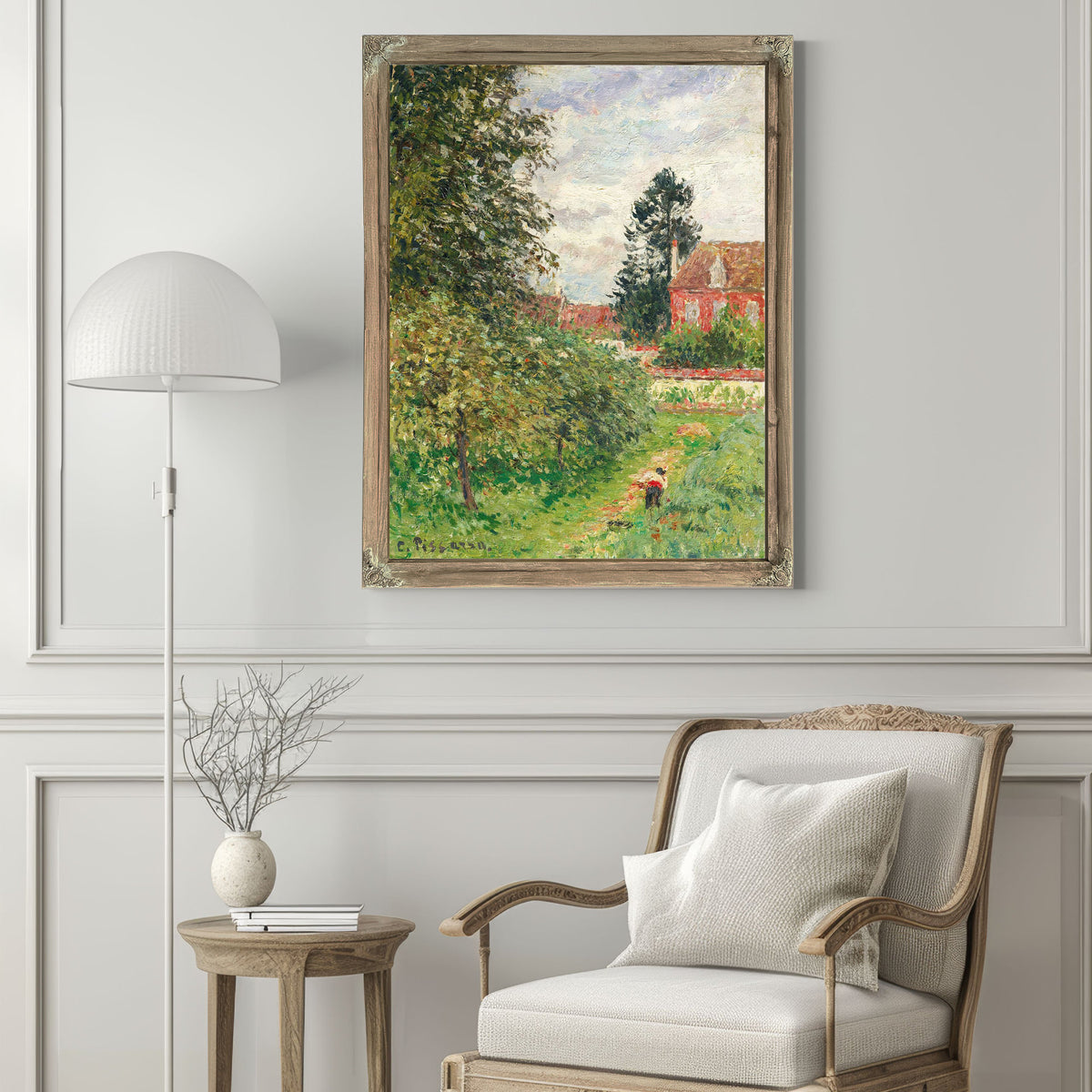 La Maison Des Anglais Eragny by Camille Pissarro