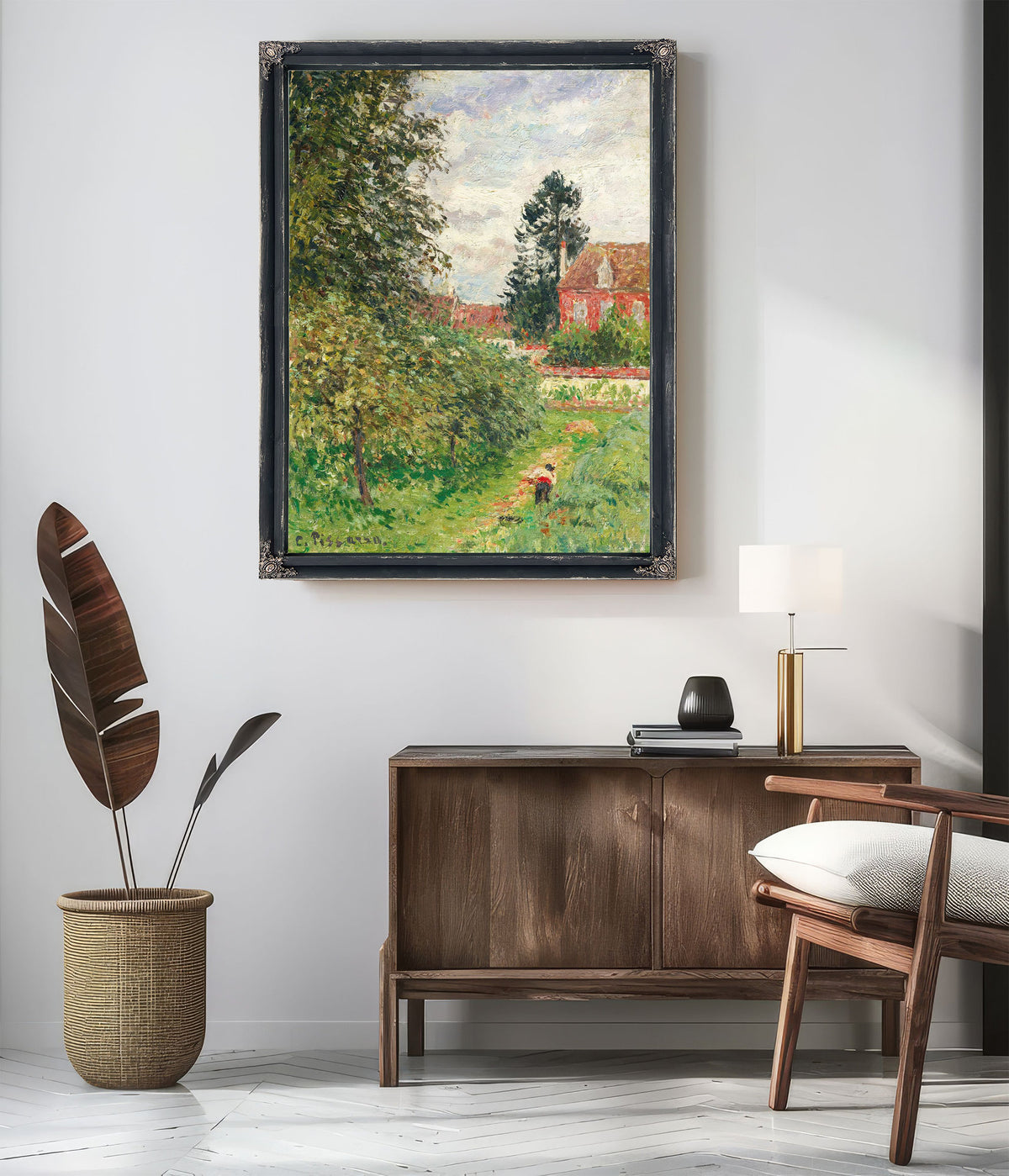 La Maison Des Anglais Eragny by Camille Pissarro