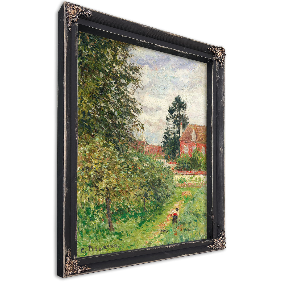 La Maison Des Anglais Eragny by Camille Pissarro