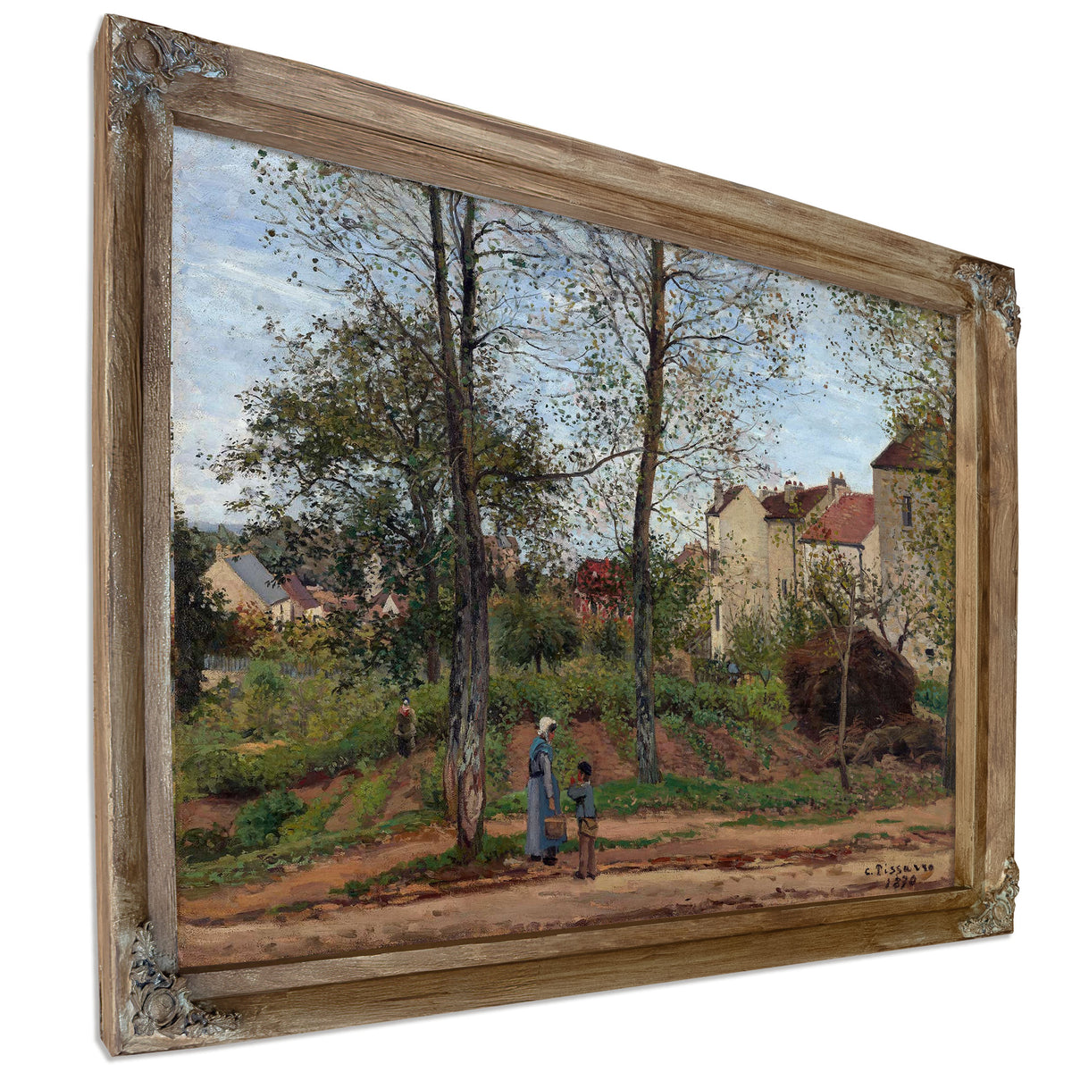 Landscape At Louveciennes by Camille Pissarro