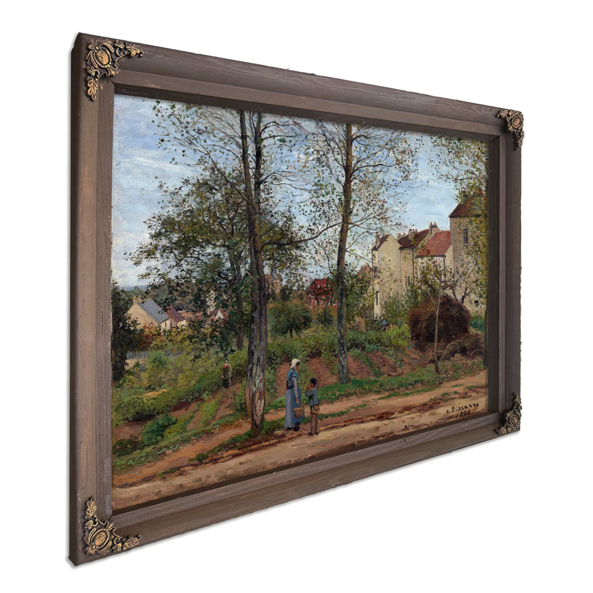 Landscape At Louveciennes by Camille Pissarro