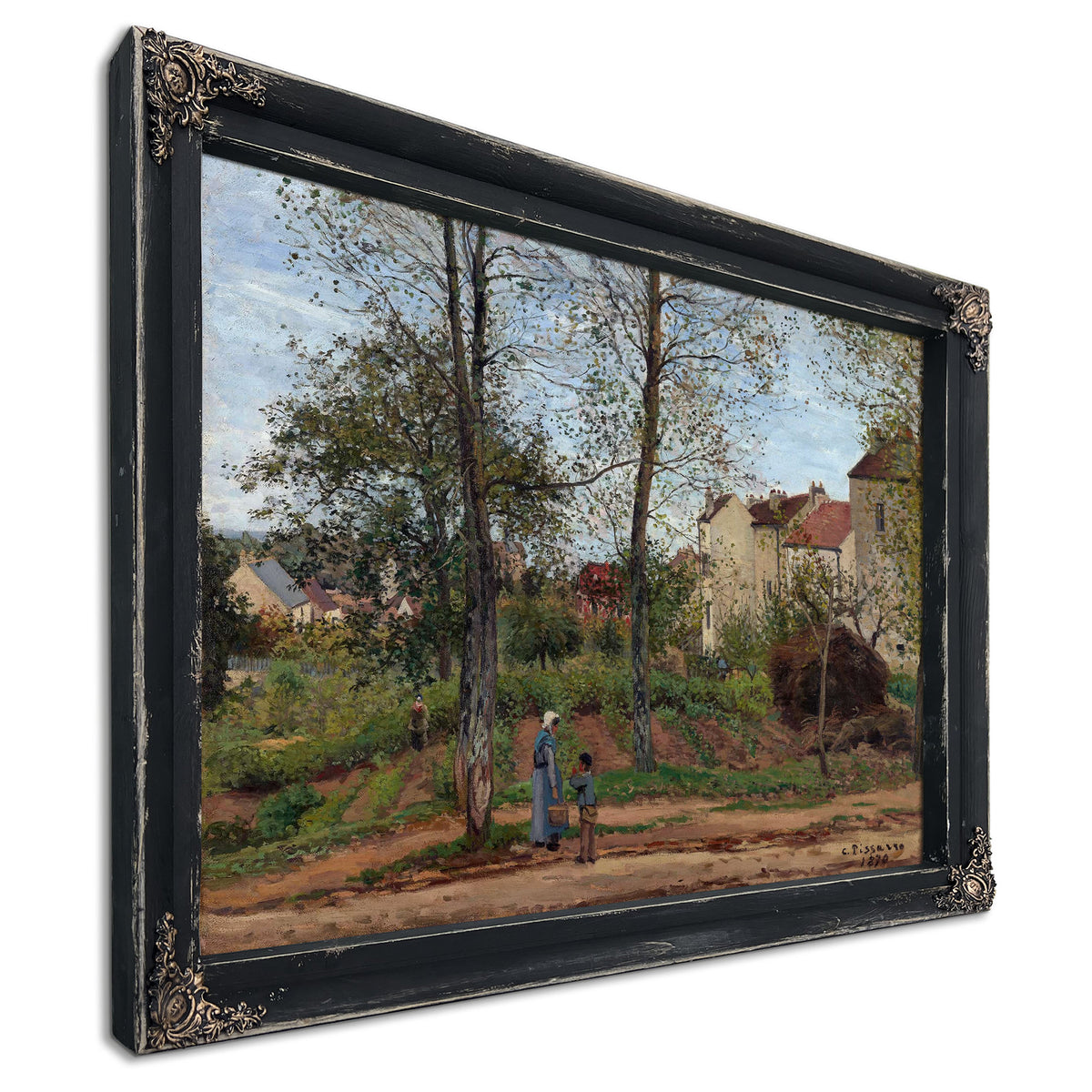 Landscape At Louveciennes by Camille Pissarro