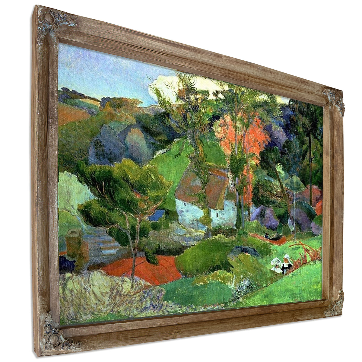 Landscape At Pont Aven 1 By Paul Gauguin