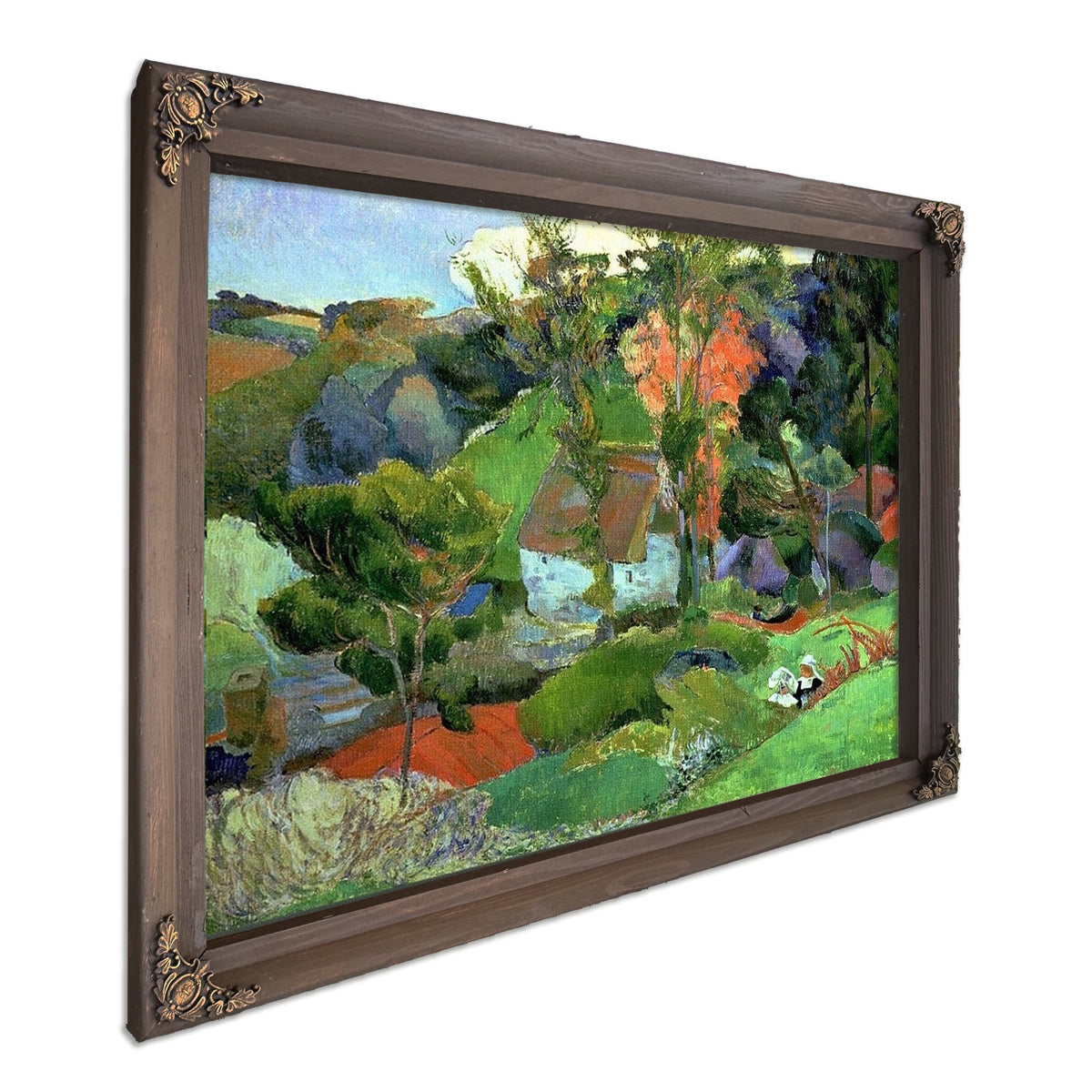 Landscape At Pont Aven 1 By Paul Gauguin