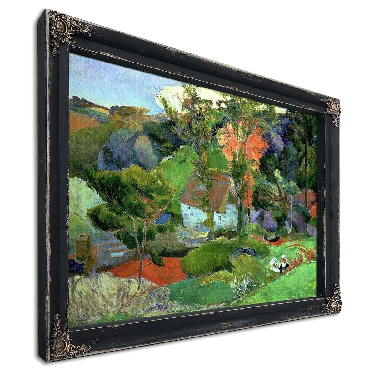 Landscape At Pont Aven 1 By Paul Gauguin