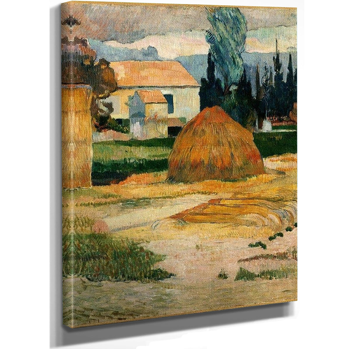 Landscape Near Arles By Paul Gauguin