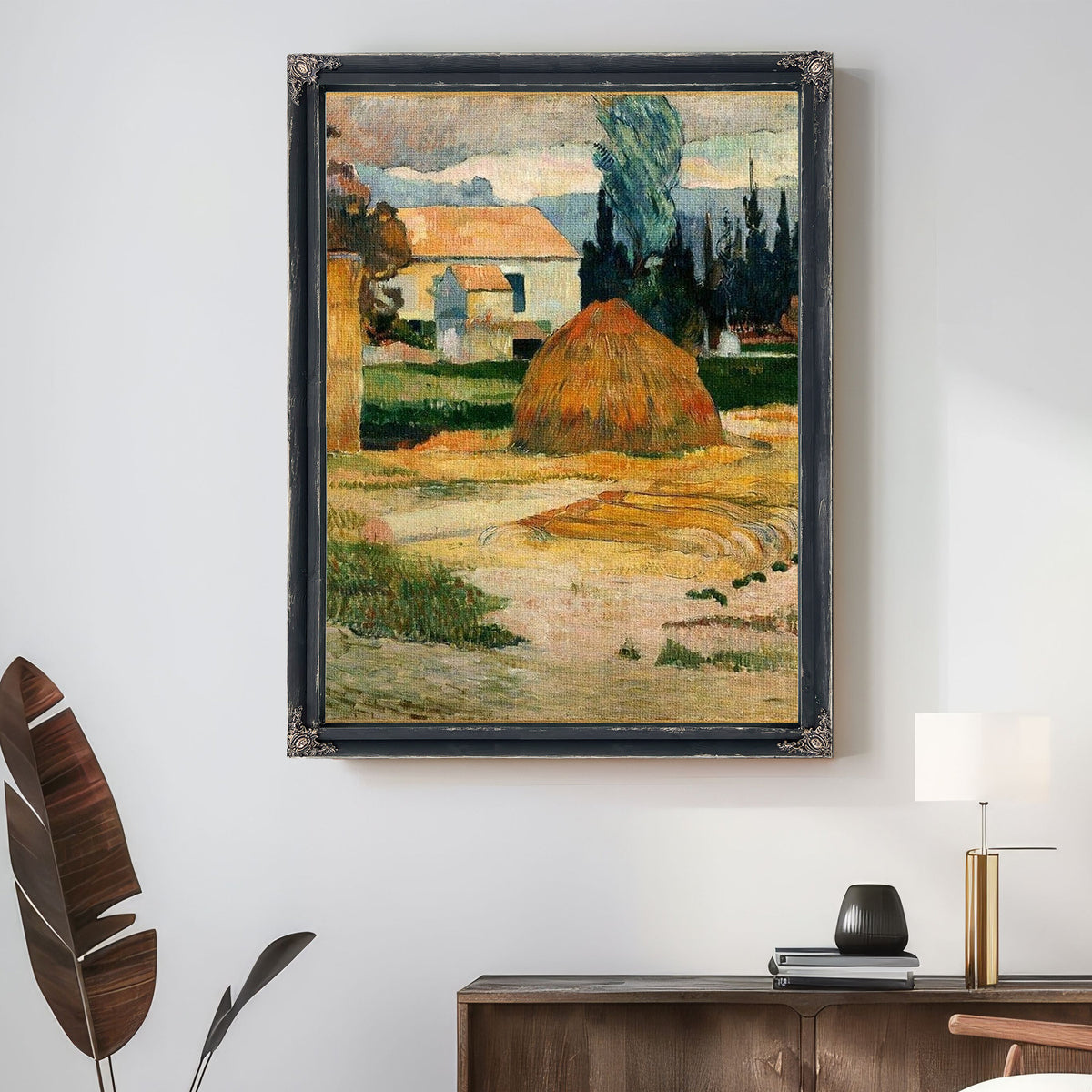 Landscape Near Arles By Paul Gauguin