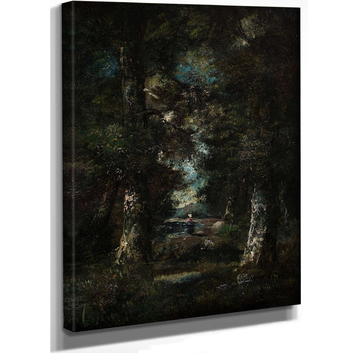Landscape Path In The Woods by Narcisse Virgile Diaz De La Pena