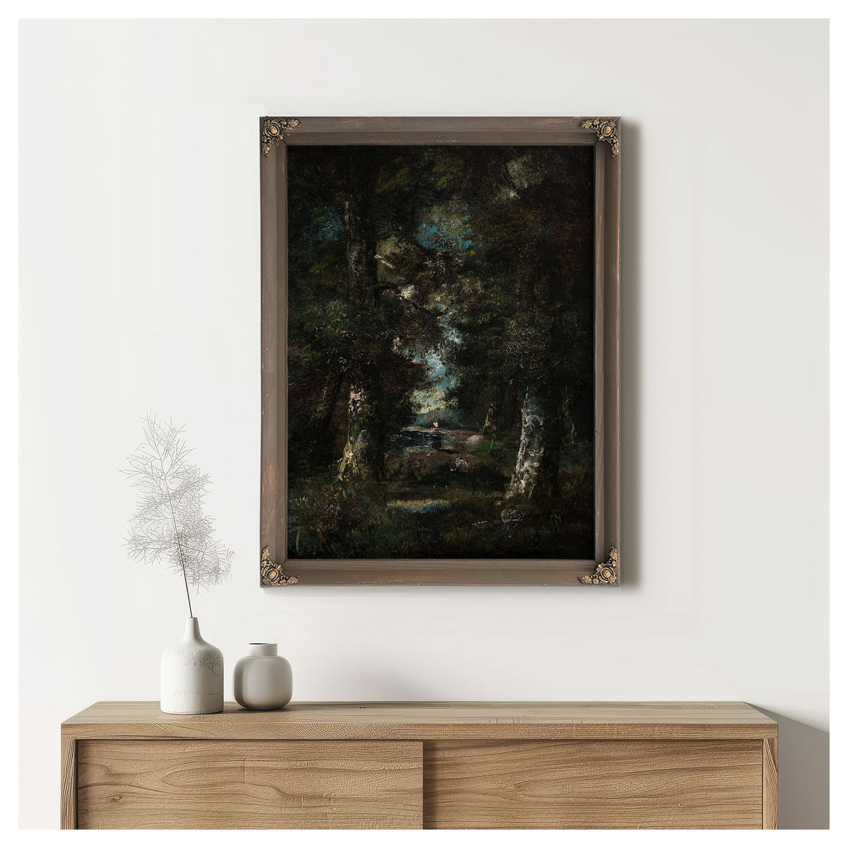 Landscape Path In The Woods by Narcisse Virgile Diaz De La Pena
