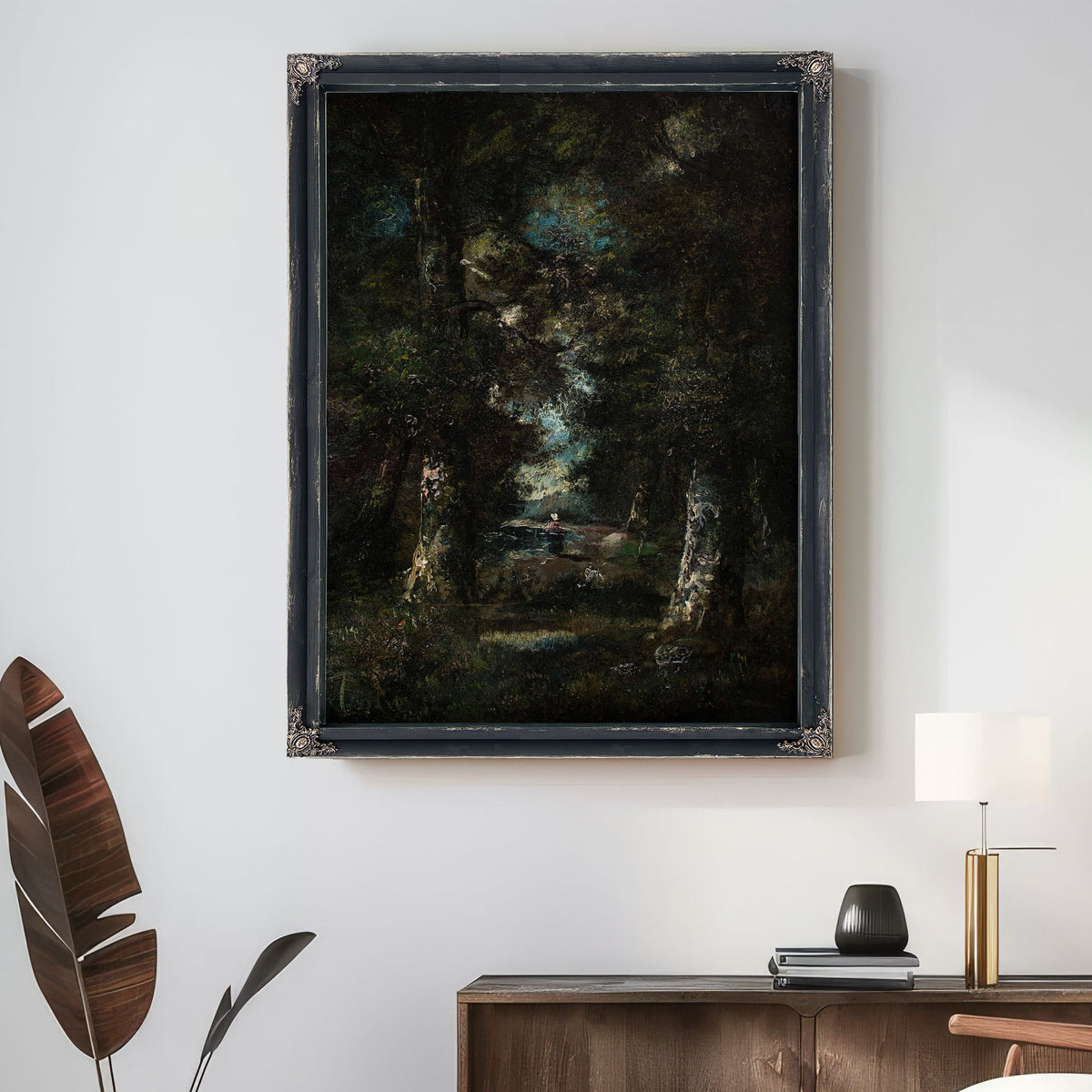 Landscape Path In The Woods by Narcisse Virgile Diaz De La Pena