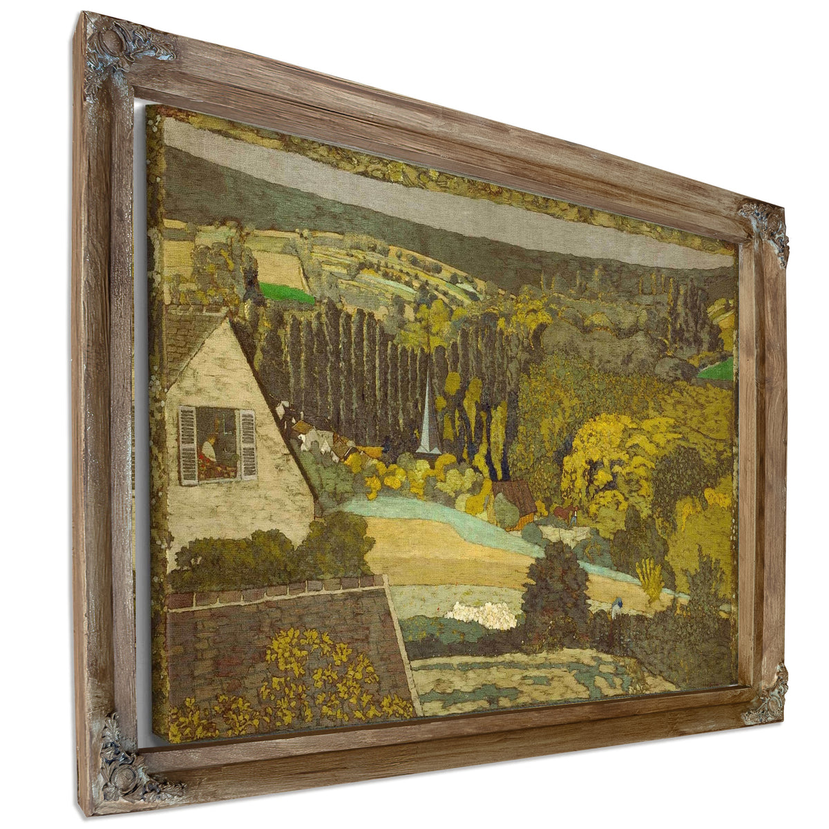 Landscape Window Overlooking The Woods by Edouard Vuillard
