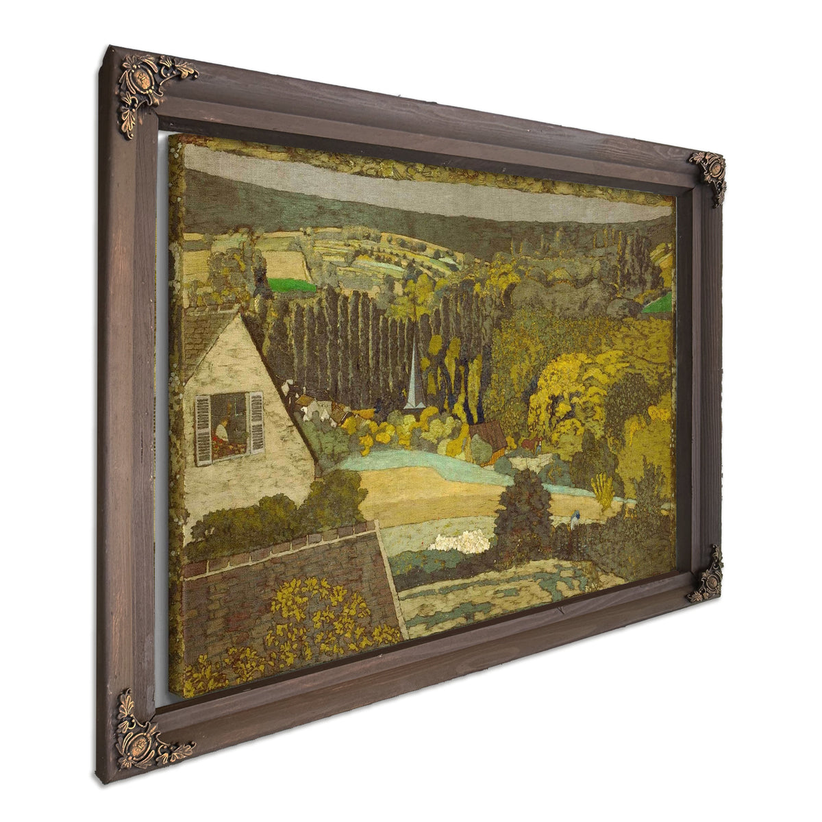 Landscape Window Overlooking The Woods by Edouard Vuillard