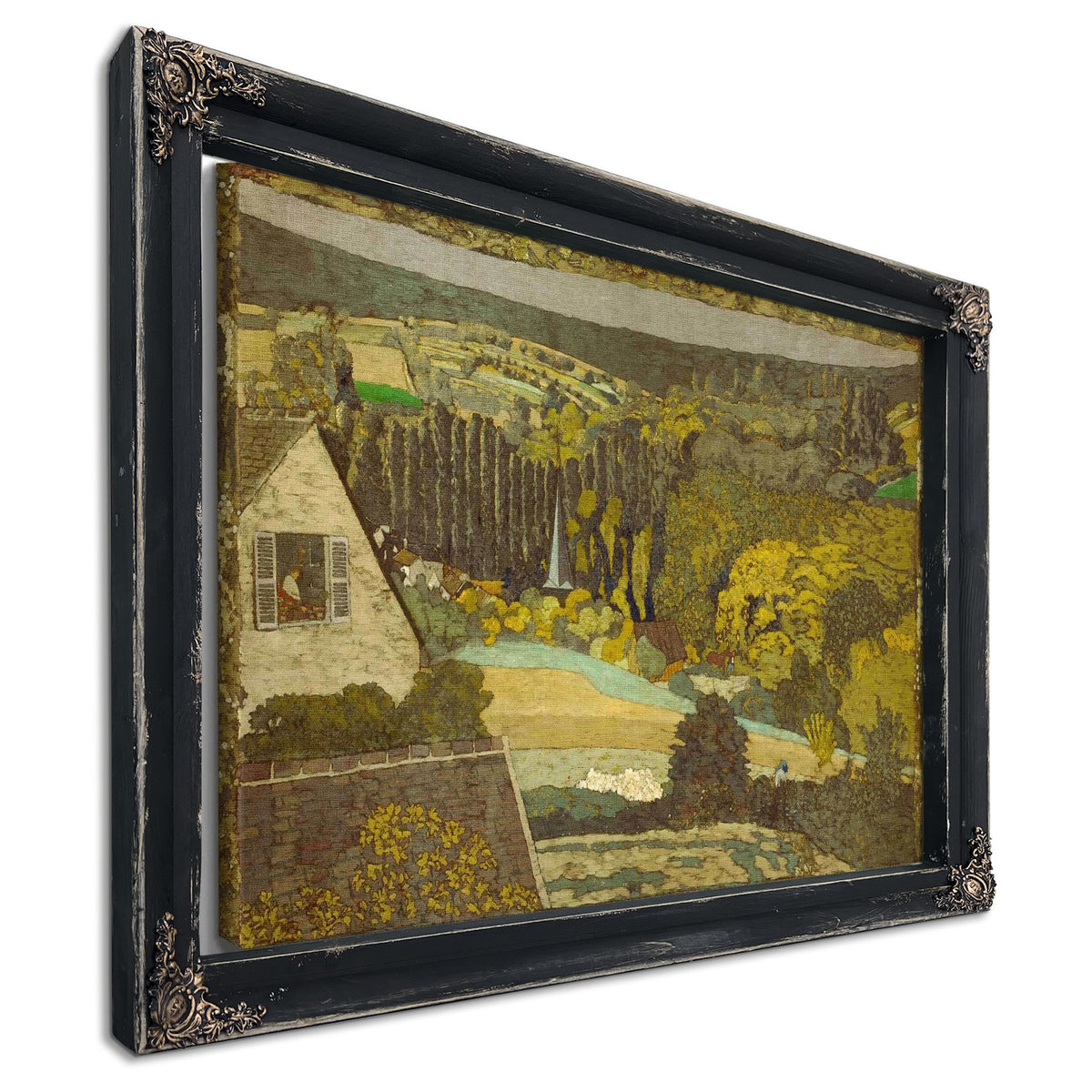 Landscape Window Overlooking The Woods by Edouard Vuillard