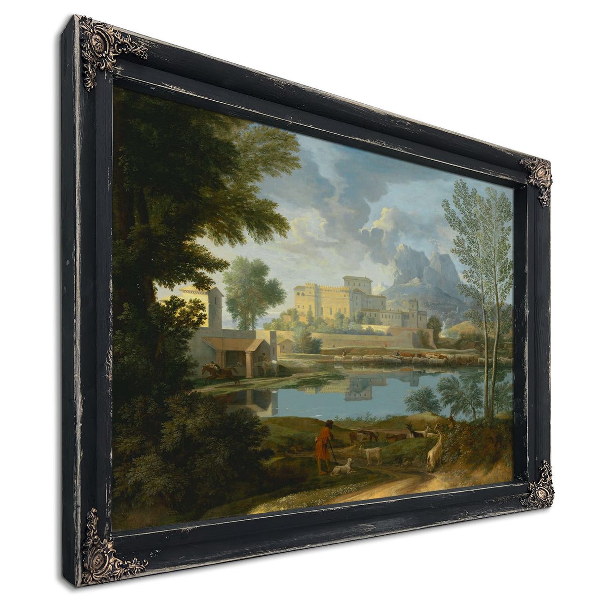 Landscape With A Calm by Nicolas Poussin