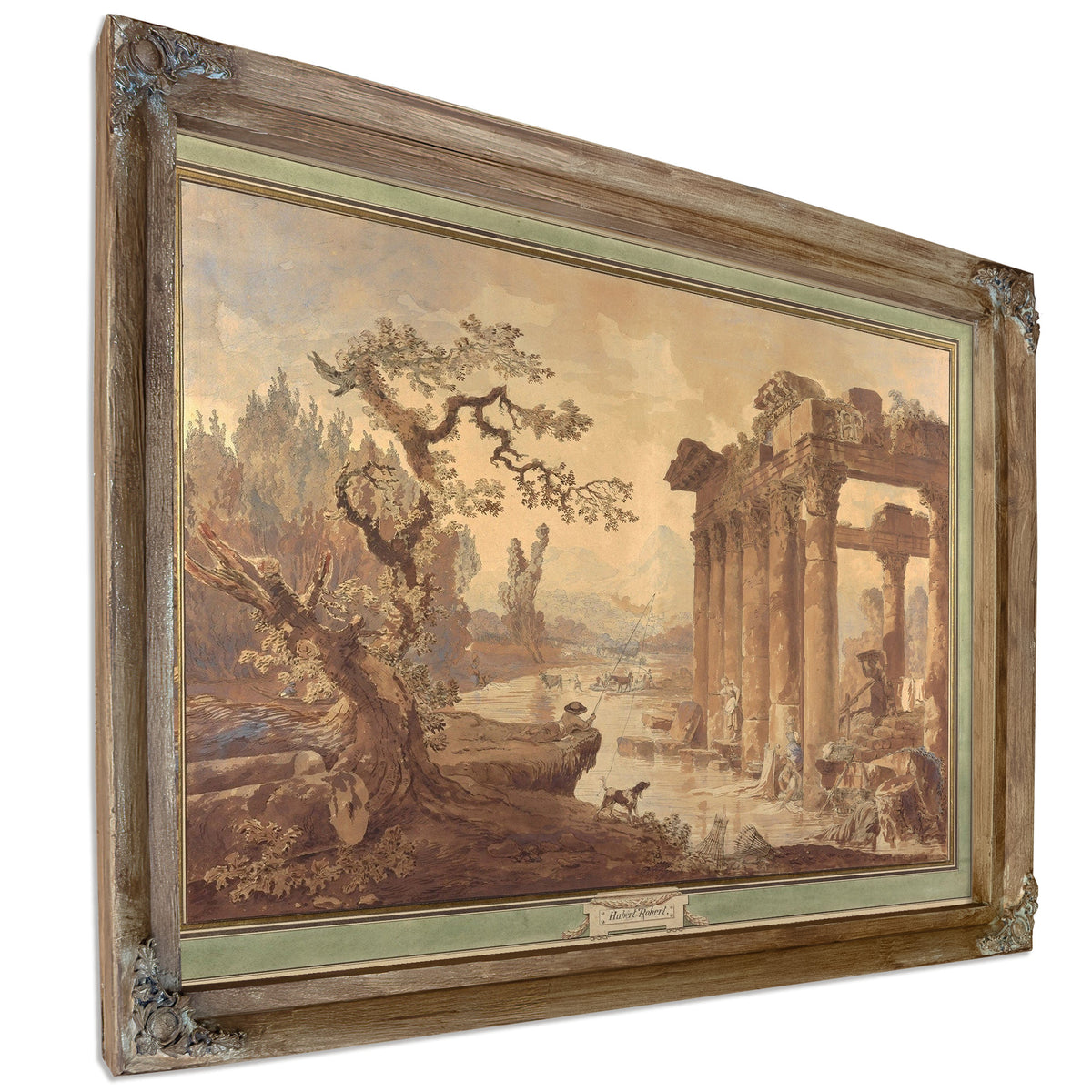 Landscape With Ruins by Hubert Robert