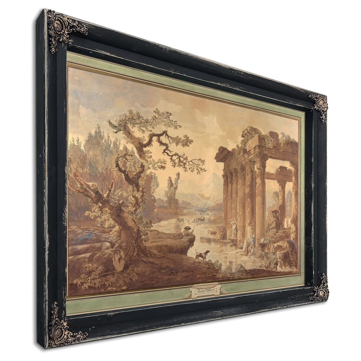 Landscape With Ruins by Hubert Robert