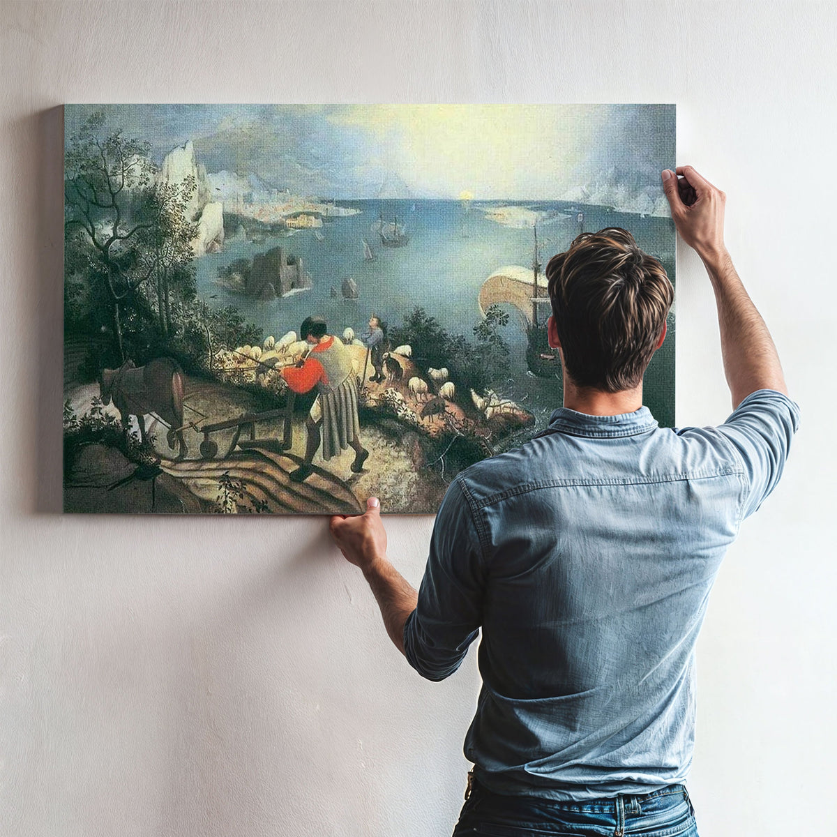 Landscape With The Fall Of Icarus By Pieter Bruegel