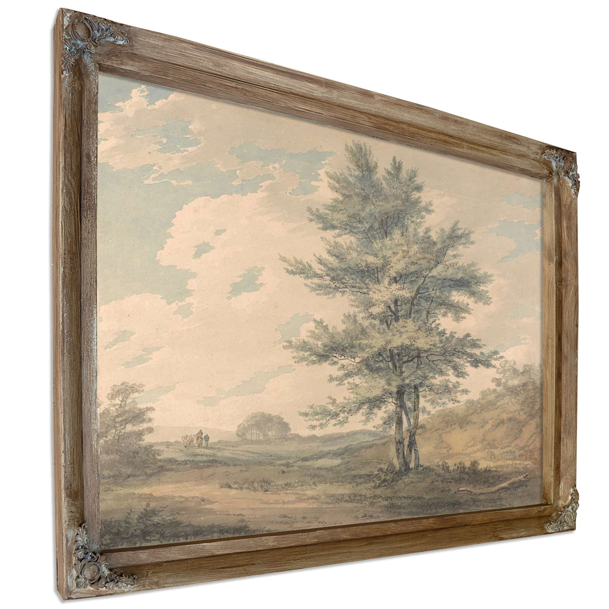 Landscape With Trees And Figures by Joseph Mallord William Turner
