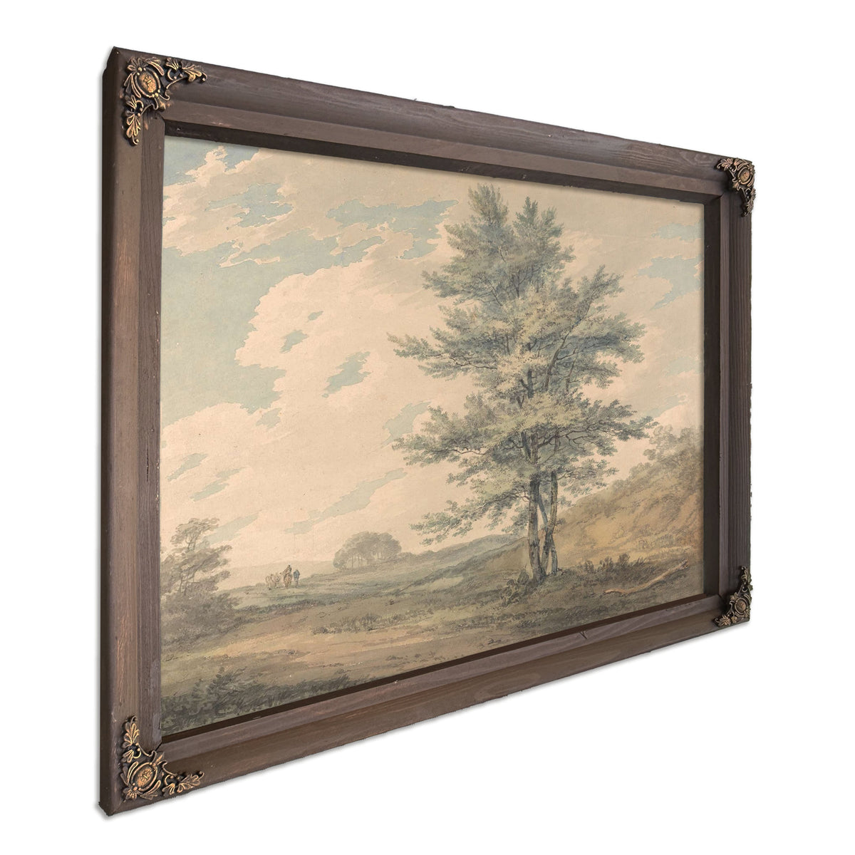Landscape With Trees And Figures by Joseph Mallord William Turner