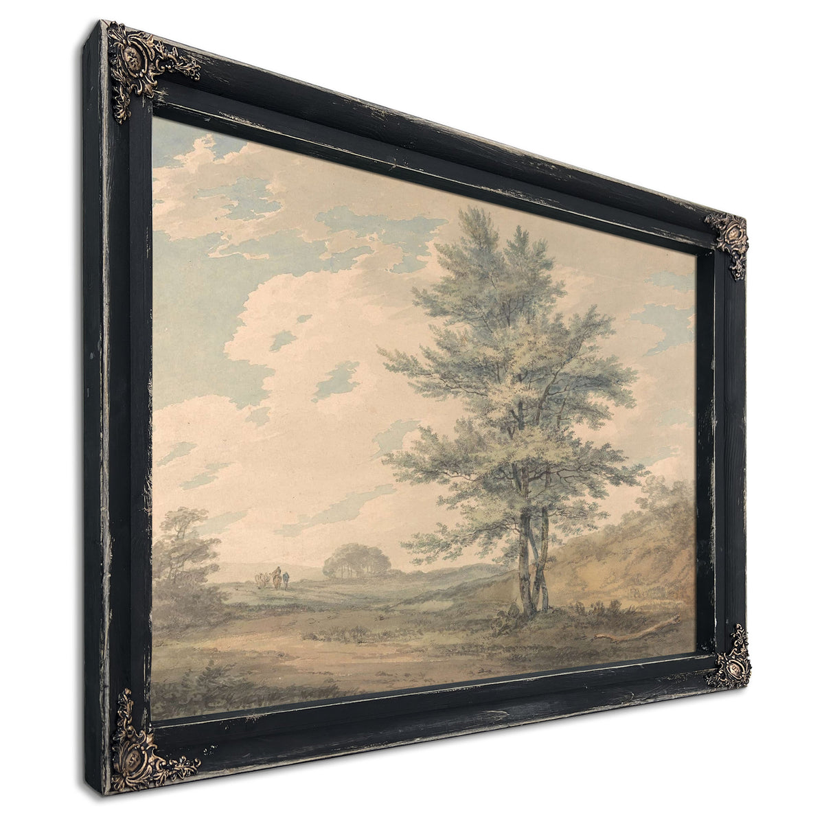 Landscape With Trees And Figures by Joseph Mallord William Turner