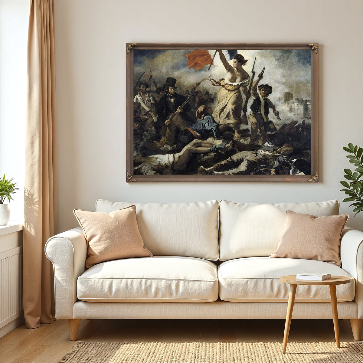 Le 28 Juillet 1830 La Liberte Guidant Le Peuple By Ferdinand Victor Eugene Delacroix