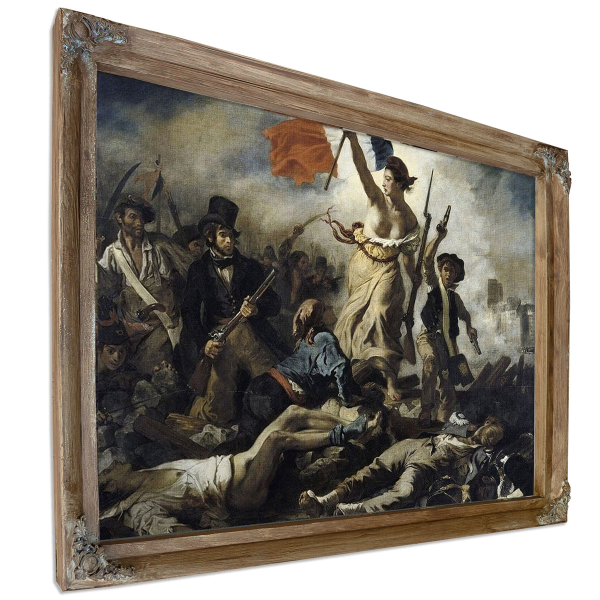 Le 28 Juillet 1830 La Liberte Guidant Le Peuple By Ferdinand Victor Eugene Delacroix