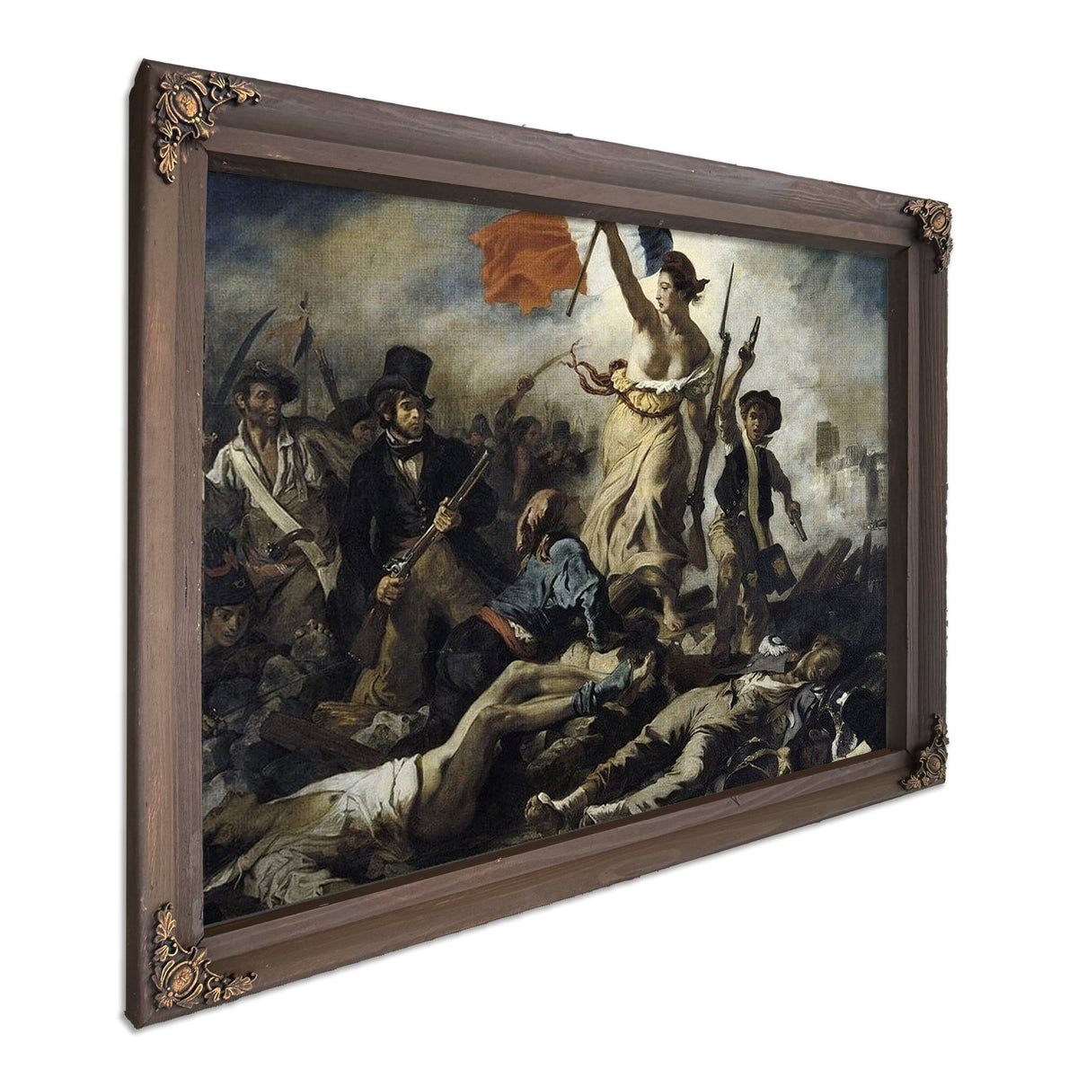 Le 28 Juillet 1830 La Liberte Guidant Le Peuple By Ferdinand Victor Eugene Delacroix
