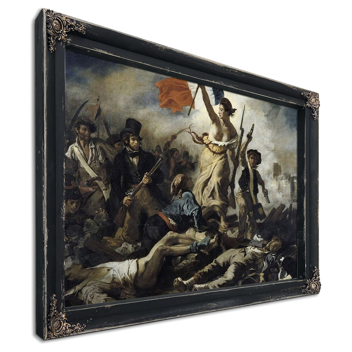 Le 28 Juillet 1830 La Liberte Guidant Le Peuple By Ferdinand Victor Eugene Delacroix